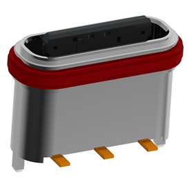 XB-TYPE C 3P 립팩 방수 암좌리 L=7.15mm(강판 포함)(U형 아연 합금 케이스)